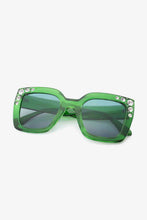 Load image into Gallery viewer, Inlaid Rhinestone Polycarbonate Sunglasses