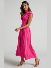Load image into Gallery viewer, Cutout Mock Neck Sleeveless Dress