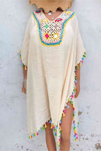 Load image into Gallery viewer, Tassel Detail Embroidery Dress