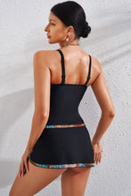 Load image into Gallery viewer, Floral Drawstring Detail Two-Piece Swimsuit