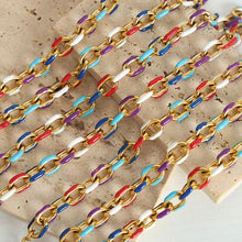 Load image into Gallery viewer, 18K Gold-Plated Titanium Steel Necklace