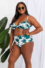 Load image into Gallery viewer, Marina West Swim Take A Dip Twist High-Rise Bikini in Forest