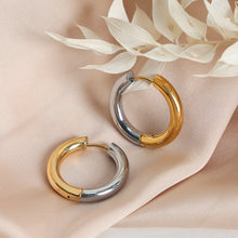 Load image into Gallery viewer, 18K Gold-Plated Huggie Earrings