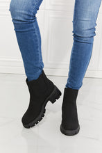 Load image into Gallery viewer, MMShoes Work For It Matte Lug Sole Chelsea Boots in Black