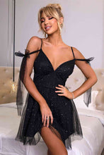 Load image into Gallery viewer, Spaghetti Strap Mesh Dress