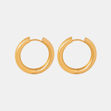 Load image into Gallery viewer, 18K Gold-Plated Huggie Earrings