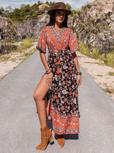 Load image into Gallery viewer, V-Neck Slit Maxi Dress