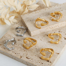 Load image into Gallery viewer, 18K Gold-Plated Irregular Open Ring