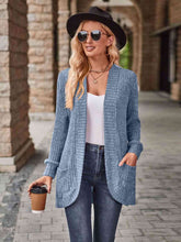 Load image into Gallery viewer, Open Front Cardigan with Pockets