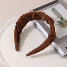 Load image into Gallery viewer, Wide Suede Headband
