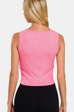 Load image into Gallery viewer, Zenana Ribbed Cropped Tank
