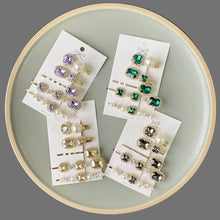 Load image into Gallery viewer, 5 PCS/Set Geometric Pearl Hair Clips
