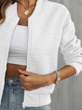 Load image into Gallery viewer, Zip Up Long Sleeve Jacket
