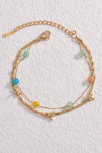 Load image into Gallery viewer, Dragonfly Double-Layered Stainless Steel Bracelet
