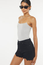 Load image into Gallery viewer, Kancan High Rise Raw Hem Denim Shorts

