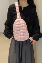 Load image into Gallery viewer, Quilted Nylon Crossbody  Bag
