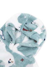 Load image into Gallery viewer, Fuzzy Pocketed Long Sleeve Hooded Lounge Dress
