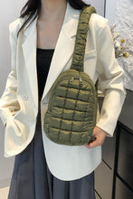 Load image into Gallery viewer, Quilted Nylon Crossbody  Bag

