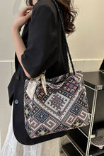 Load image into Gallery viewer, Braided Strap Polyester Tote Bag
