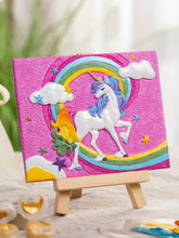 Load image into Gallery viewer, Relief Unicorn DIY 3D Oil Painting Kit
