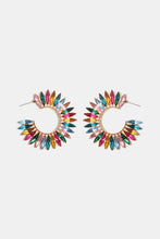 Load image into Gallery viewer, Zinc Alloy Acrylic C-Hoop Earrings
