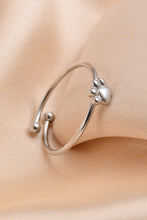 Load image into Gallery viewer, Bear Track Stainless Steel Open Ring
