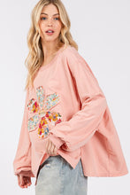 Load image into Gallery viewer, SAGE + FIG Flower Patch Dropped Shoulder Oversize Top
