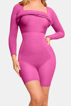 Load image into Gallery viewer, Basic Bae Full Size Built-In Shapewear Square Neck Long Sleeve Dress
