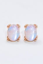 Load image into Gallery viewer, Natural Moonstone 4-Prong Stud Earrings
