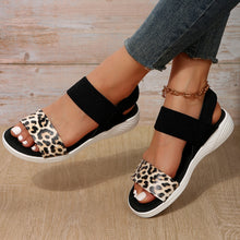 Load image into Gallery viewer, PU Leather Open Toe Low Heel Sandals
