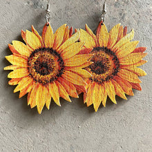 Load image into Gallery viewer, Iron Hook Wooden Earrings
