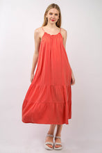 Load image into Gallery viewer, VERY J Ruffled A-Line Midi Cami Dress
