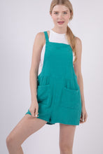 Load image into Gallery viewer, VERY J Sleeveless Double Gauze Overalls with Pockets
