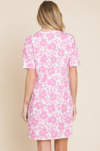 Load image into Gallery viewer, BOMBOM Floral Button Down Mini Dress
