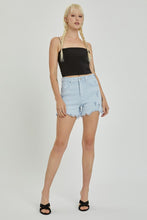 Load image into Gallery viewer, RISEN Full Size High Rise Distressed Detail Denim Shorts
