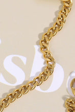 Load image into Gallery viewer, Inlaid Zircon Stainless Steel Necklace
