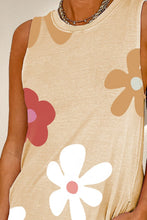 Load image into Gallery viewer, Pocketed Printed Round Neck Tank Dress

