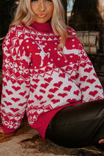 Load image into Gallery viewer, Christmas Element Turtleneck Long Sleeve Sweater
