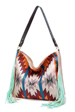 Load image into Gallery viewer, Geometric Canvas Tote Bag
