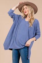 Load image into Gallery viewer, Ces Femme Asymmetrical Long Sleeve top

