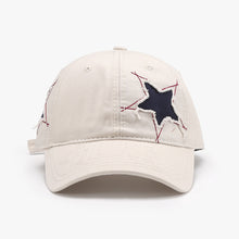 Load image into Gallery viewer, Adjustable Star Raw Hem Cap
