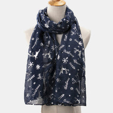 Load image into Gallery viewer, Christmas Element Polyester Scarf
