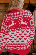 Load image into Gallery viewer, Christmas Element Turtleneck Long Sleeve Sweater
