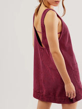 Load image into Gallery viewer, Mandy Round Neck Wide Strap Mini Dress with Pockets
