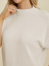 Load image into Gallery viewer, Double Take Full Size Mock Neck Short Sleeve Sweater
