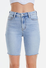 Load image into Gallery viewer, BAYEAS Mid Rise Stretch Denim Shorts
