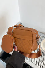 Load image into Gallery viewer, Adored PU Leather Shoulder Bag with Small Purse
