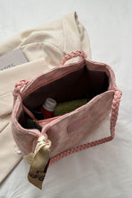 Load image into Gallery viewer, Braided Strap Polyester Tote Bag
