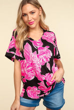 Load image into Gallery viewer, Haptics Floral Drop Shoulder T-Shirt
