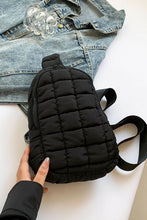 Load image into Gallery viewer, Quilted Nylon Crossbody  Bag
